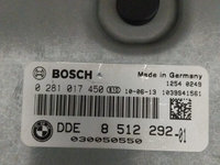 Ecu (Calculator motor) Bmw 316D DDE8512292 0281017450 ;
