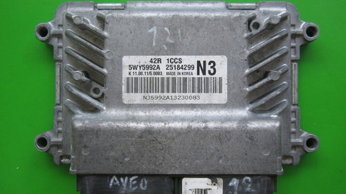 ECU Calculator motor Chevrolet Aveo 1.2 25184