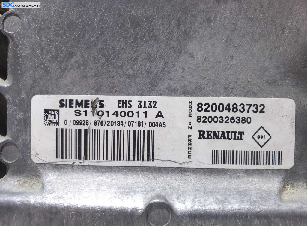 ECU Calculator Motor Dacia Logan 1 1.6 M
