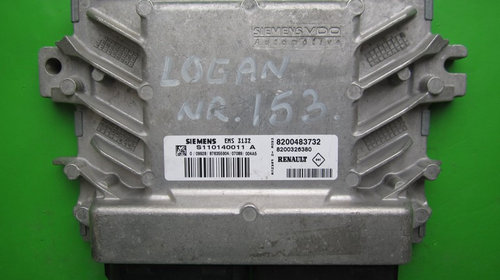 ECU Calculator motor Dacia Logan 1.4 82004837