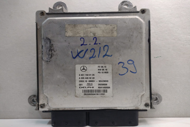 ECU Calculator Motor Delphi 2.2 A6511500126 Mercedes-Benz C-Class W204/S204 [2007 - 2012]