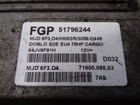 ECU Calculator Motor Fiat Doblo 1.3 JTD, 51796244, 7160008603