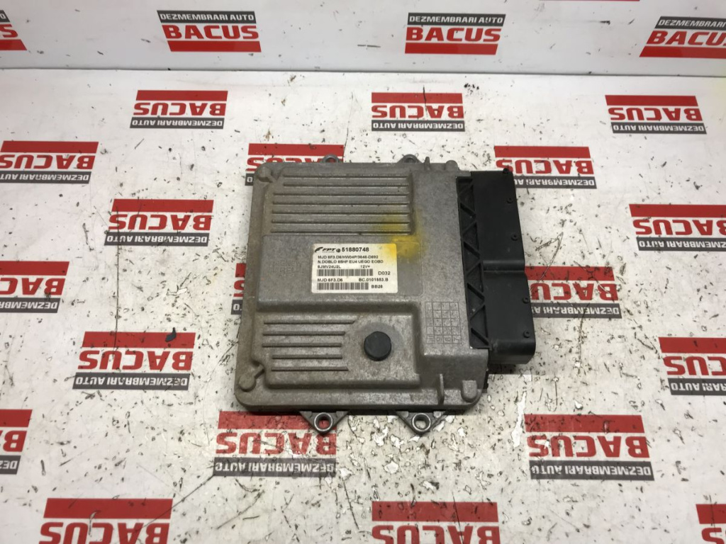 ECU / Calculator Motor Fiat Doblo 1.3 JTD Cod : 51880748 / 6F3.D6 HW04P+