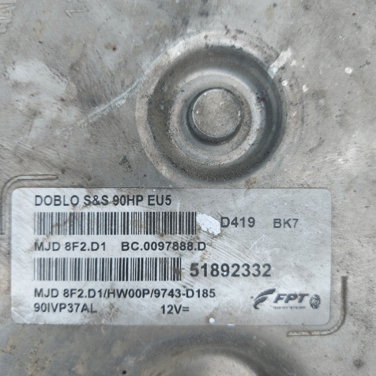 ECU Calculator motor Fiat Doblo 1.3JTD 5