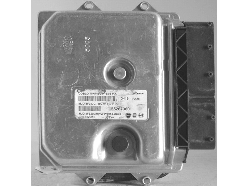 ECU Calculator motor Fiat Doblo 1.3JTD 55267360 8F3.DC {