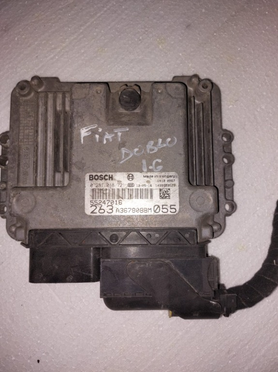 ECU calculator motor Fiat Doblo 1.6 jtd COD: 0281018721
