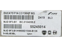 ECU Calculator motor Fiat Ducato 2.3JTD 55245014 8F3.B1 { +