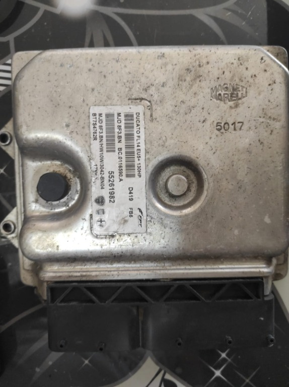 ECU Calculator motor Fiat Ducato FL14 EU5+ 2.3JTD 55261982 8F3.BM