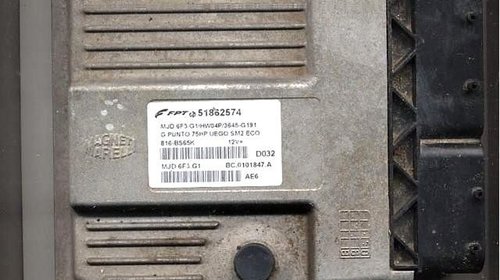 ECU calculator motor Fiat Grande Punto 1,3 jt