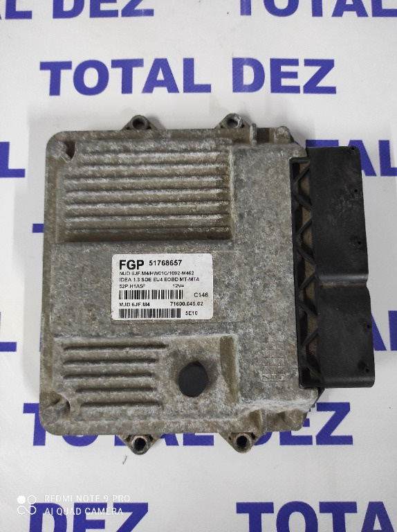 ECU Calculator motor Fiat Idea 1.3JTD cod 51768657 6JF.M4