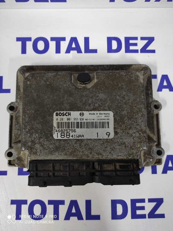 ECU calculator motor Fiat Punto 1.9JTD cod 46825756 0281001955 EDC15C7