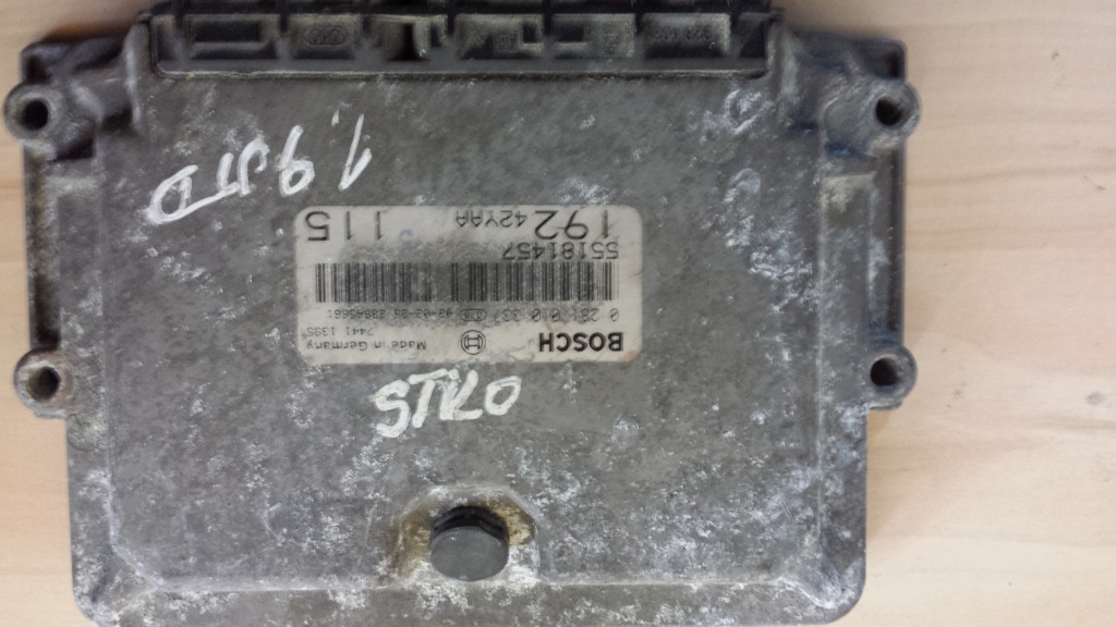 ECU calculator motor fiat stilo 1.9 jtd bosch cod:55181457