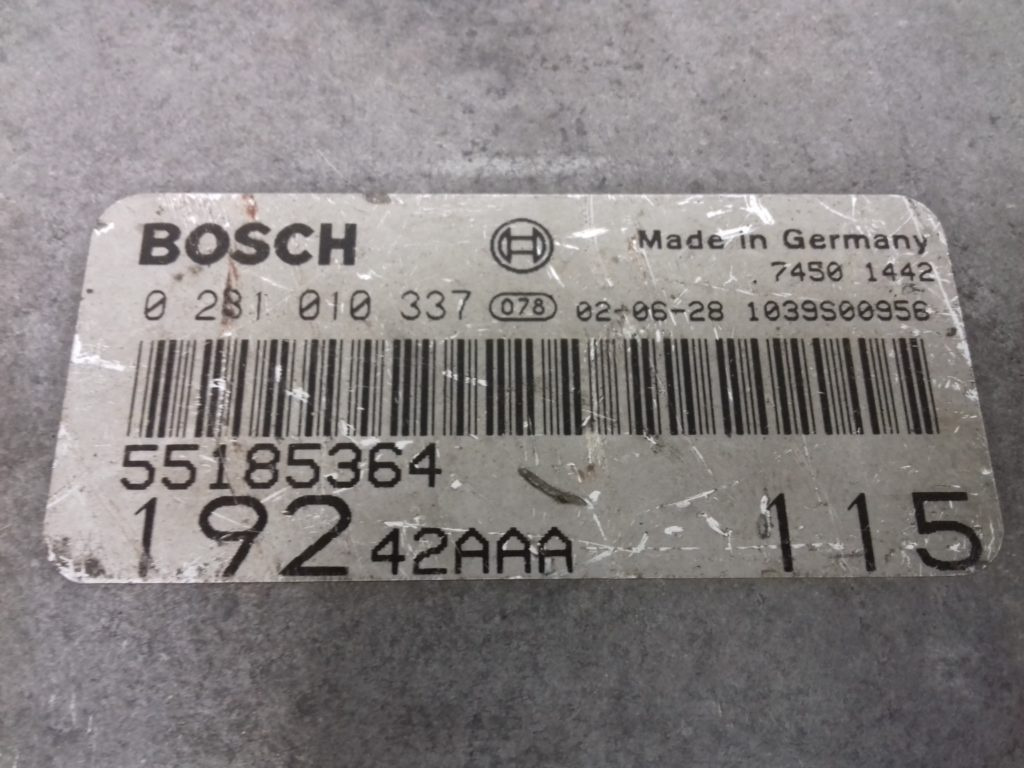 ECU Calculator Motor Fiat Stilo 1.9JTD, 