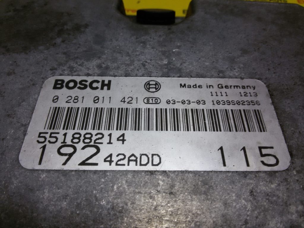 ECU Calculator motor Fiat Stilo 1.9JTD 0