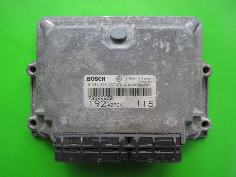 ECU Calculator motor Fiat Stilo 1.9JTD 73502673 0281010337 EDC15C7