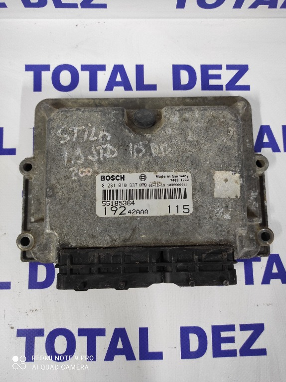 ECU calculator motor Fiat Stilo 1.9JTD cod 55185364 0281010337