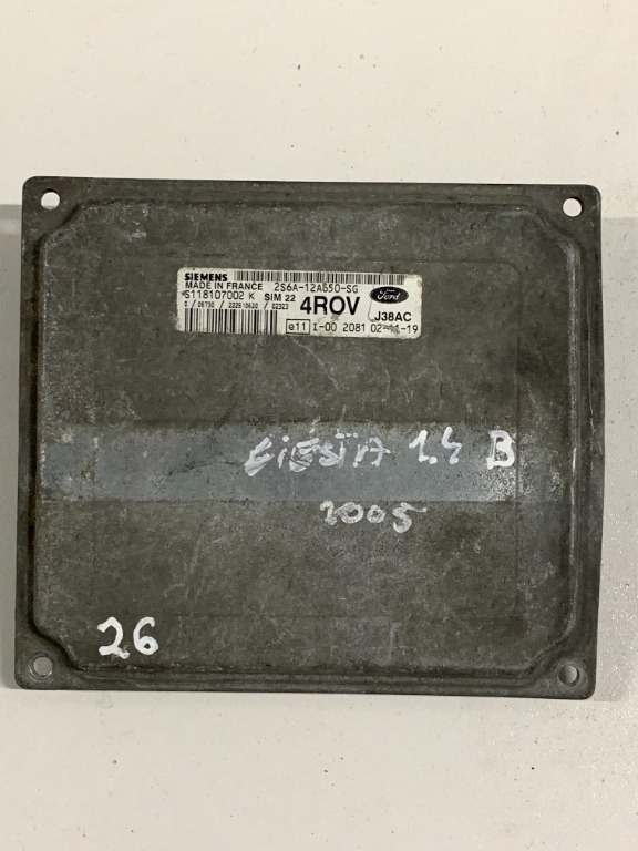 ECU / Calculator Motor Ford Fiesta 1.4B 2005 2S6A-
