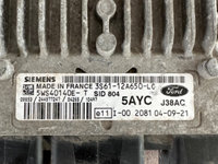 ECU calculator motor Ford fiesta cod 3S61-12A650-LC / J38AC / 5AYC / SID804