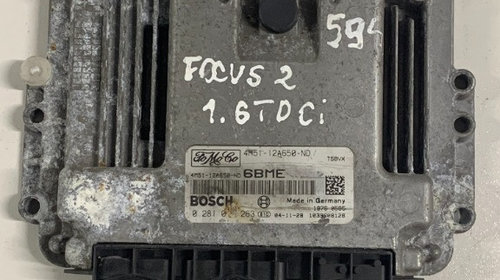 ECU / Calculator Motor Ford Focus 2 1.6 TDCI 