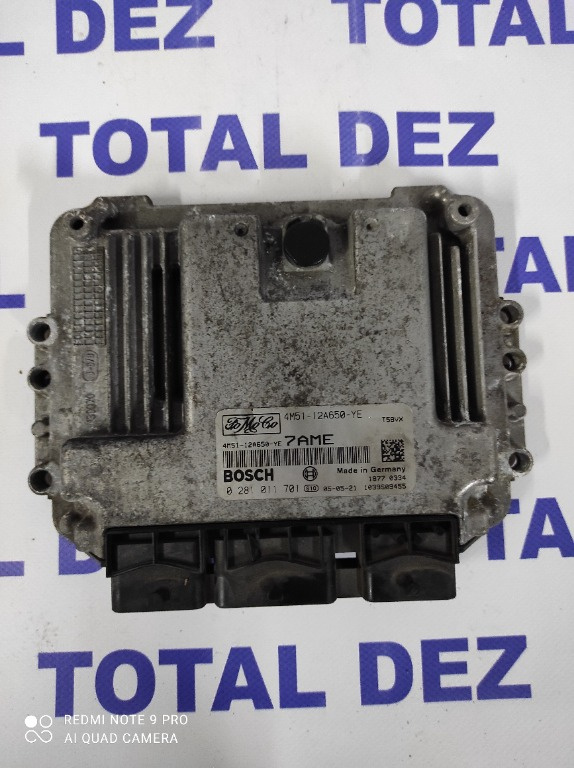 ECU calculator motor Ford Focus 2 1.6 tdci cod 4M51-12A650-YE 0281011701