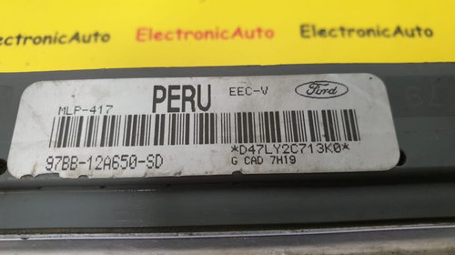 ECU Calculator Motor Ford Mondeo 2.0, 97BB12A650SD, MLP417