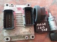 ECU Calculator motor (kit pornire complet cip cheie ,imo,ecu motor )Opel Agila 1.0 0261206072 Z10XE