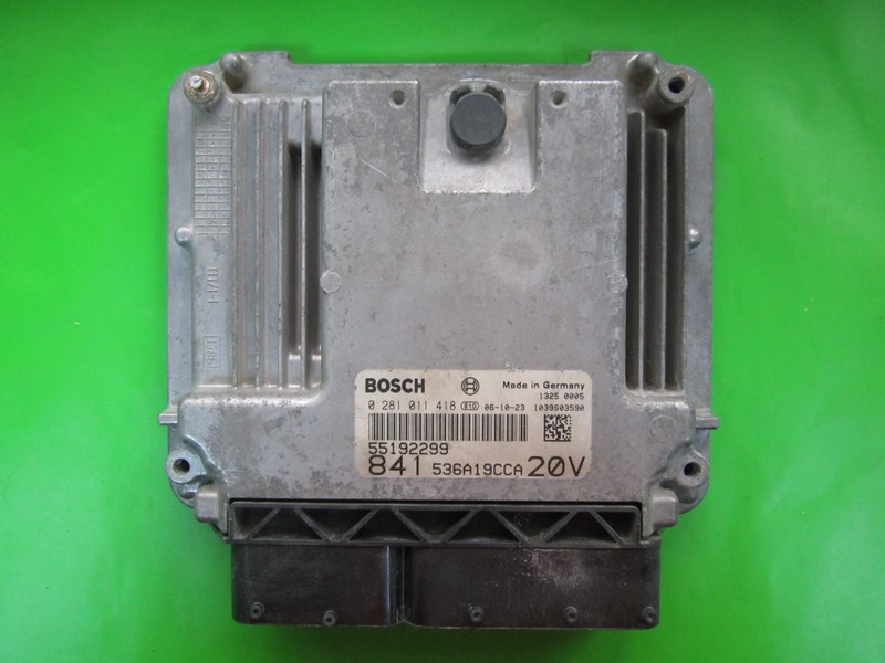 ECU Calculator motor Lancia Thesis 2.4JTD 55192299 0281011418 EDC16C8 {