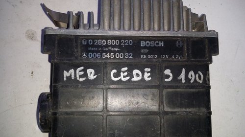 ECU Calculator motor Mercedes 190E 2.0 006545