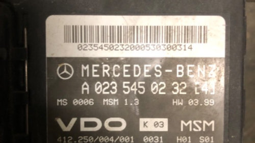 ECU Calculator motor Mercedes A-class W168 1.6i cod A0235450232 MSM1.3