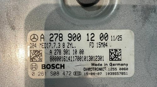 ECU Calculator motor Mercedes-Benz AMG S 63 / S 500 / S63 A2789001200 0261S08472