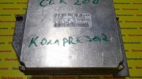 ECU Calculator motor Mercedes CLK 200 A022545