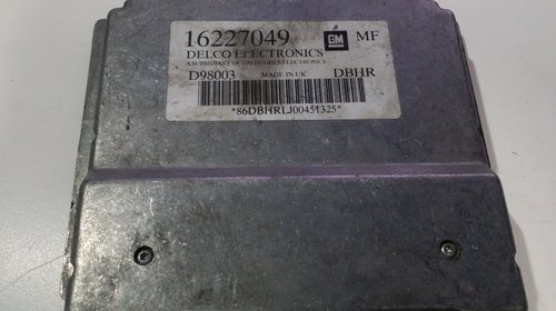 ECU Calculator motor Opel Astra G 1.6 1622704