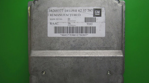 ECU Calculator motor Opel Astra G 1.6 1626837