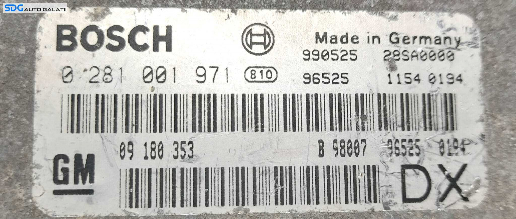 ECU Calculator Motor Opel Astra G 2.0 DT