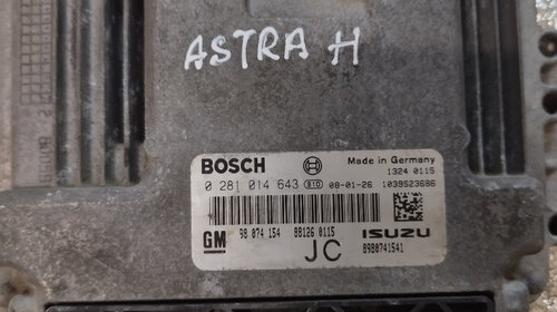 ECU / Calculator Motor Opel Astra H 028101464