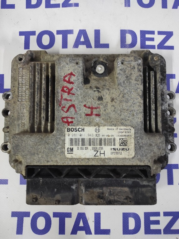 ECU Calculator motor Opel Astra H 1.7 CDTI , cod 0281011943 55556829ZH