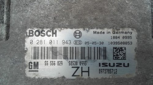 ECU Calculator motor Opel Astra H 1.7 CDTI IS