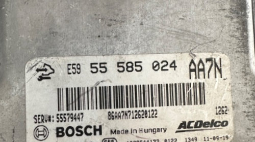 ECU calculator motor Opel cod 55585024 / AA7N
