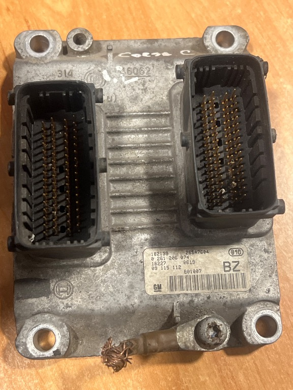 ECU Calculator motor Opel Corsa C 1.2 09115112 0261206074 Z12XE ME7.6H4