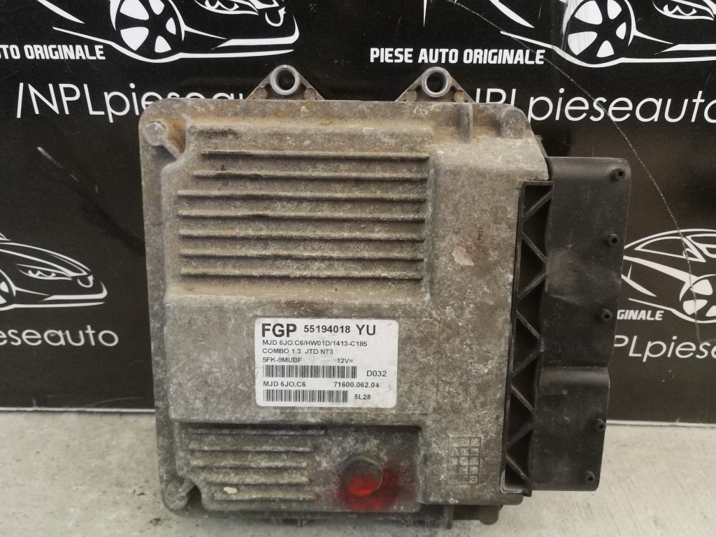 Ecu calculator motor opel corsa c 1.3 cdti cod: 55194018 YU MJD6JO.C6
