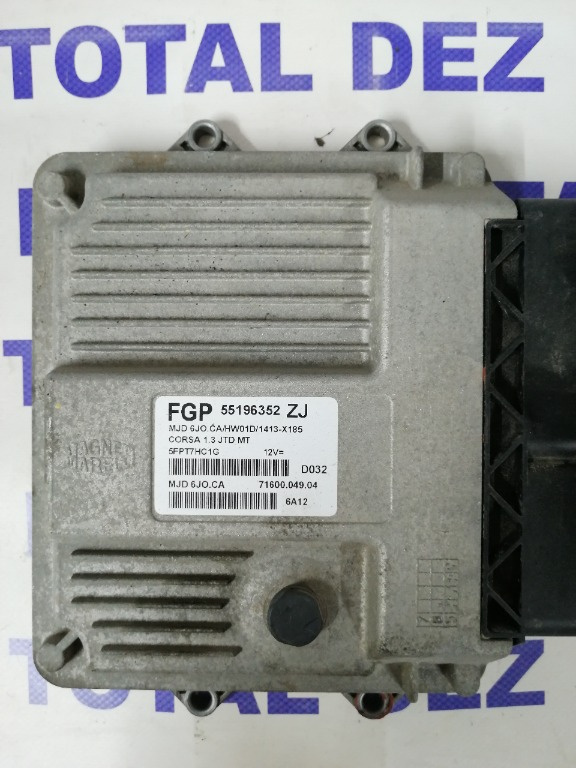 ECU Calculator motor Opel Corsa C 1.3CDTI cod 55196352 55196352ZJ