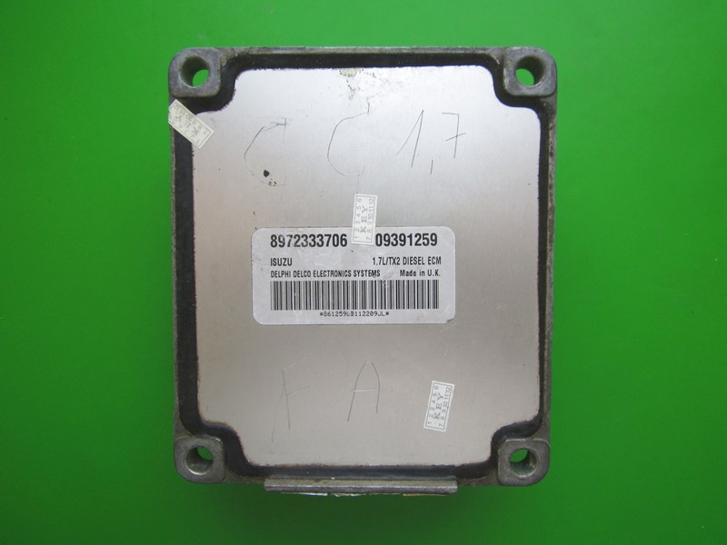 ECU Calculator motor Opel Corsa C 1.7 dti 09391259 Isuzu TX2 {