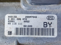 ECU Calculator Motor Opel CORSA C. Motorizare 1.0. Cod: 09115111