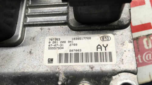 ECU Calculator motor Opel Corsa D cod: 55557934