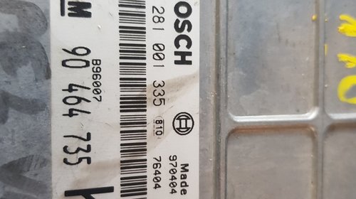 ECU Calculator motor Opel Vectra B 2.0TDI 90464735KA 0281001335