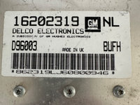 ECU calculator motor Opel Vectra B cod 16202319 NL / BUFH / D96003