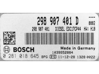 ECU Calculator motor Porsche Panamera 3.0 298907401D 0281018645 EDC17CP44 {