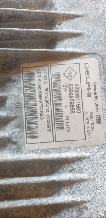 ECU Calculator motor Renault 1.5 dci 8200911560 8200909666 03114 1C/L21
