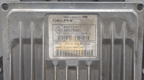 ECU Calculator motor Renault Clio 1.5 dci 820