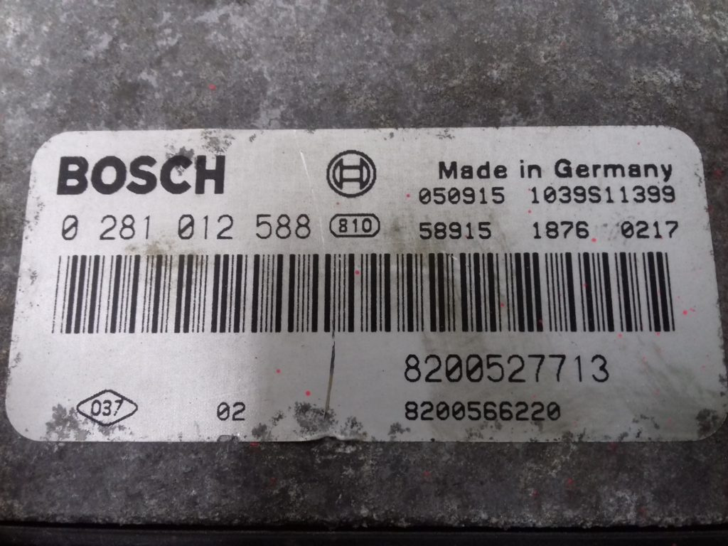 Calculateur Moteur (ECU) Renault Laguna 2 1.9 DCI - Réf. 0281011324 / 8200309316 - Occasion Fonctionnel